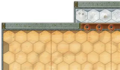 Days of Wonder Memoir 44 Winter-Desert Board Map DOW 7304
