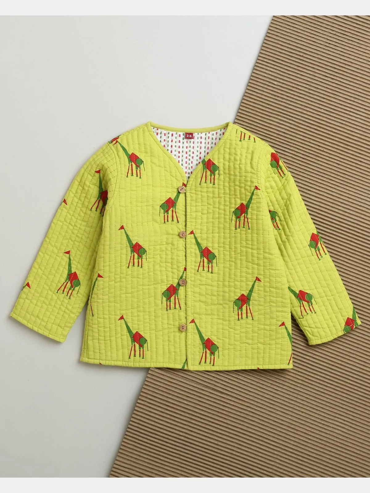 Green Triangle- Reversible Jacket