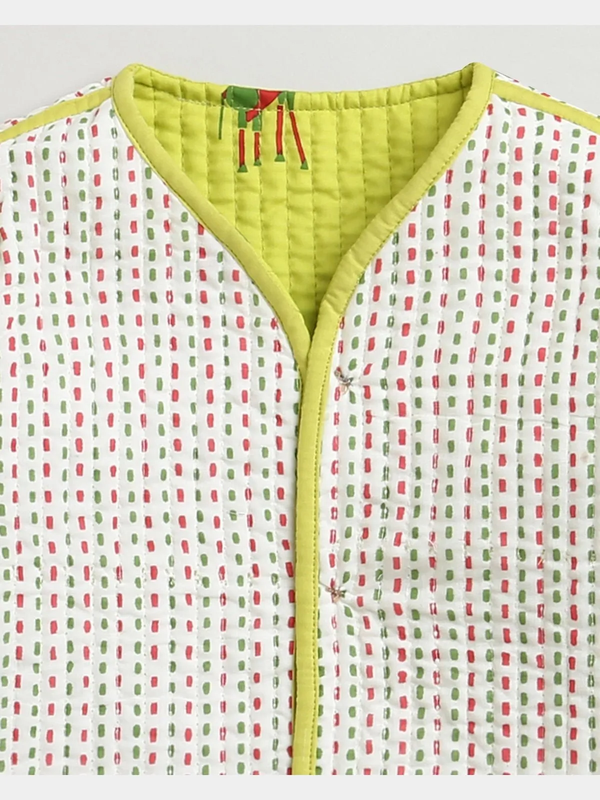 Green Triangle- Reversible Jacket