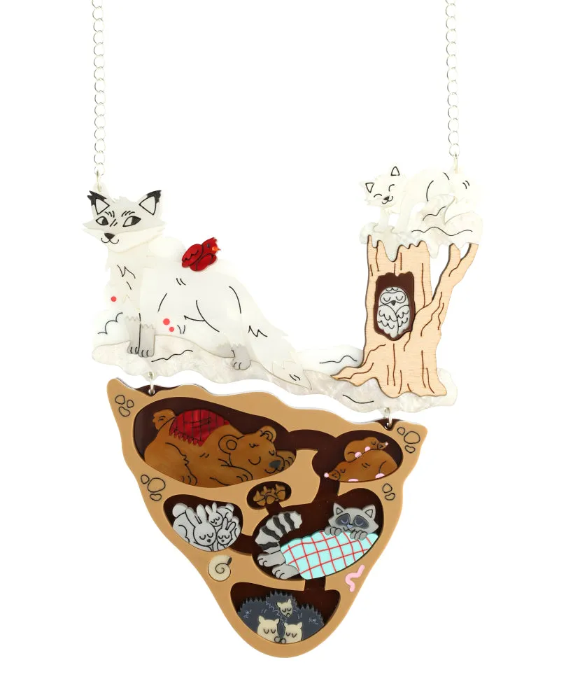 In the Hibernation Burrow Statement Necklace