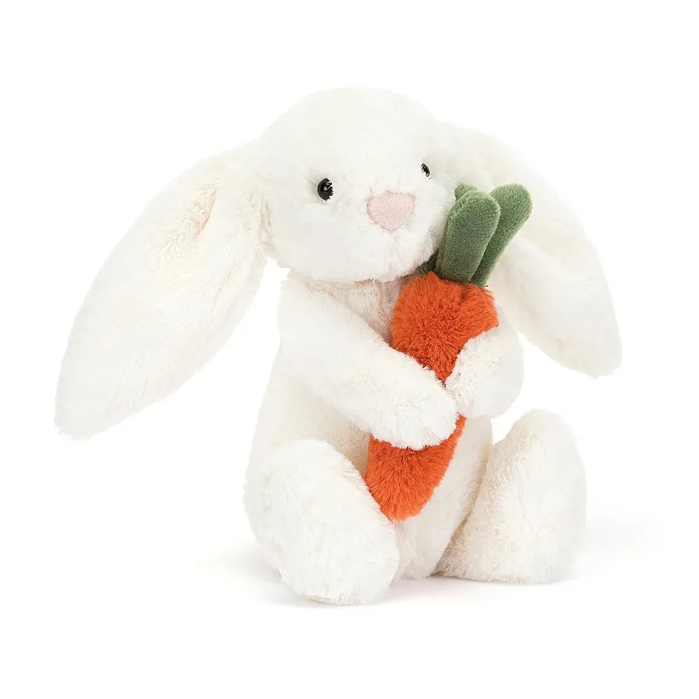Jellycat Soft Toy Bashful Bunny with Carrot