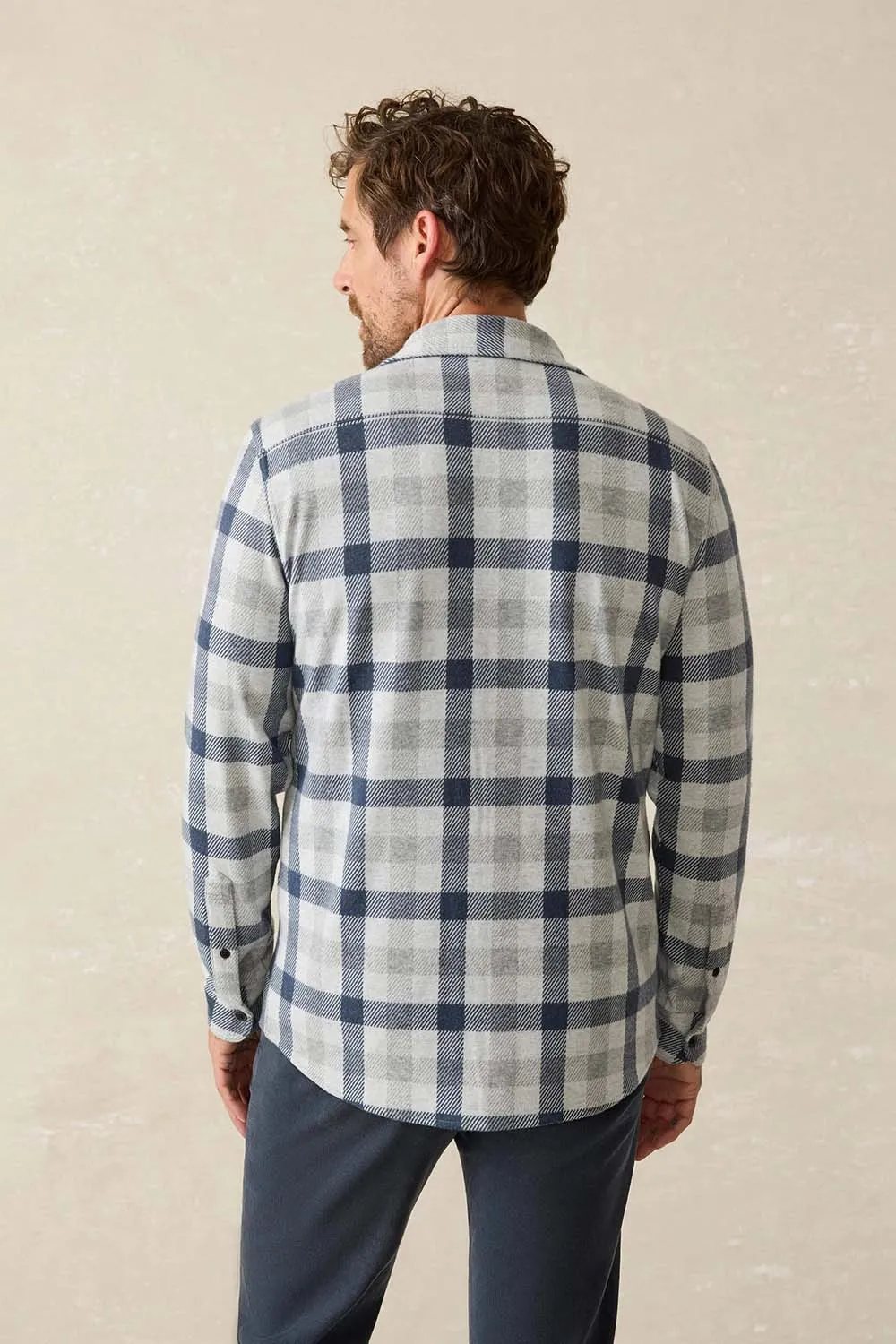 LEGEND SWEATER SHIRT Snowy Night Check