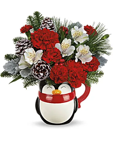 Send A Hug Snowy Smiles Bouquet