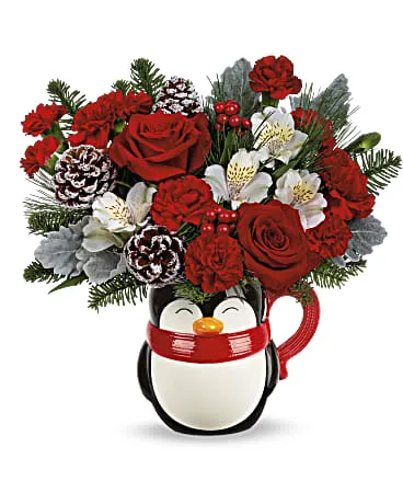 Send A Hug Snowy Smiles Bouquet
