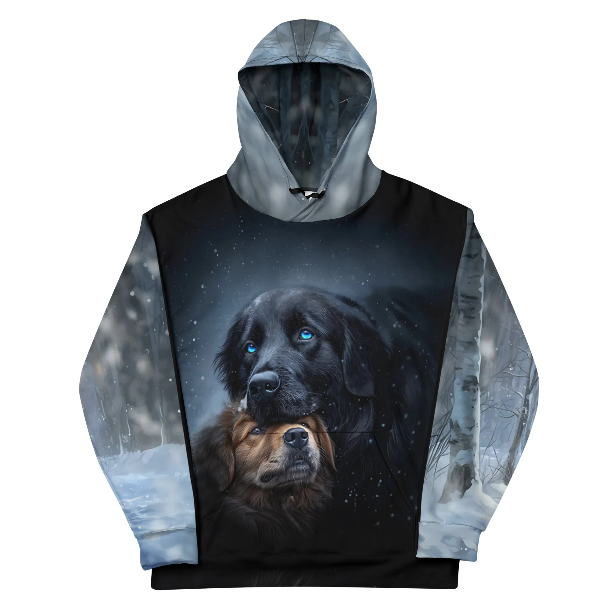 Snowy Embrace Unisex Hoodie