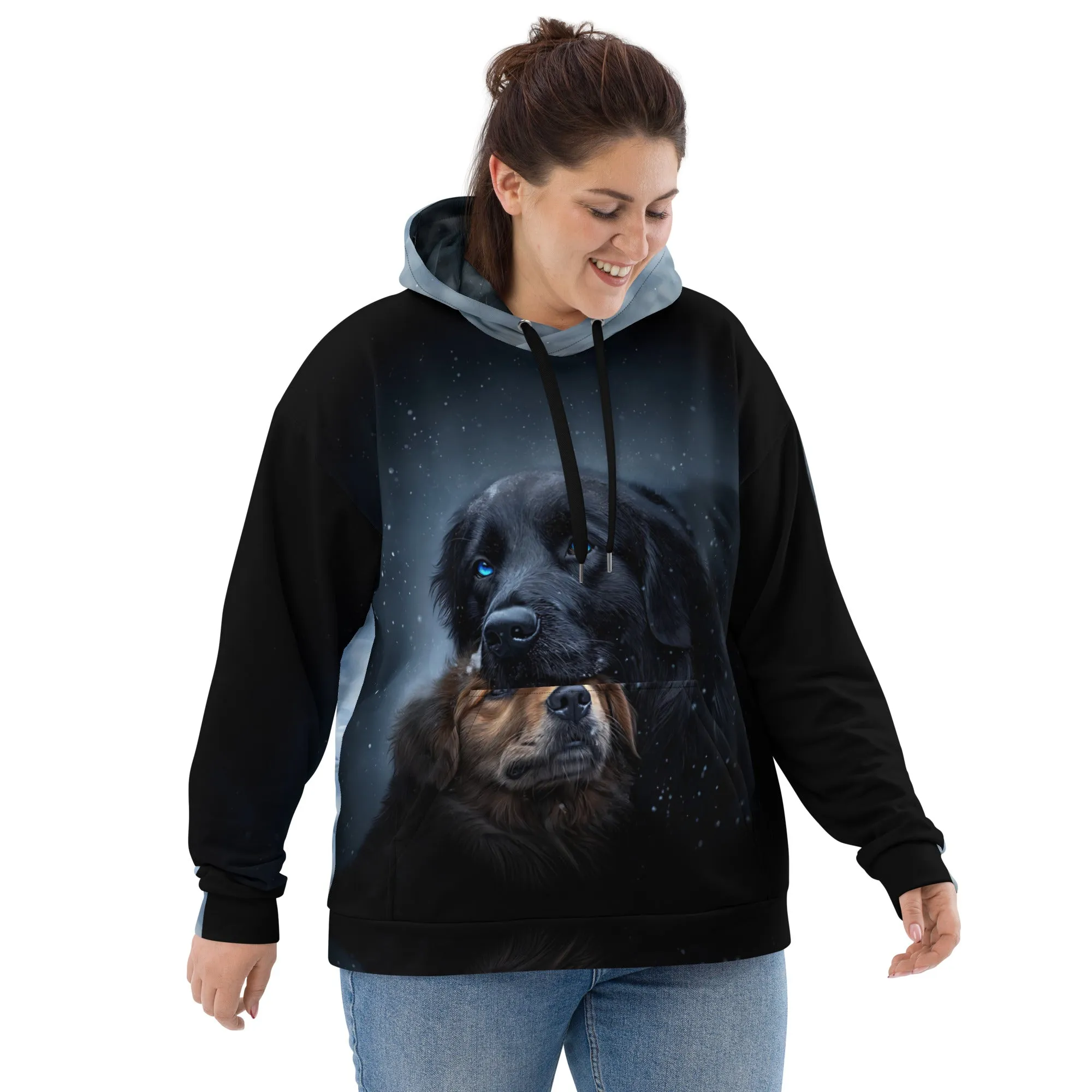 Snowy Embrace Unisex Hoodie