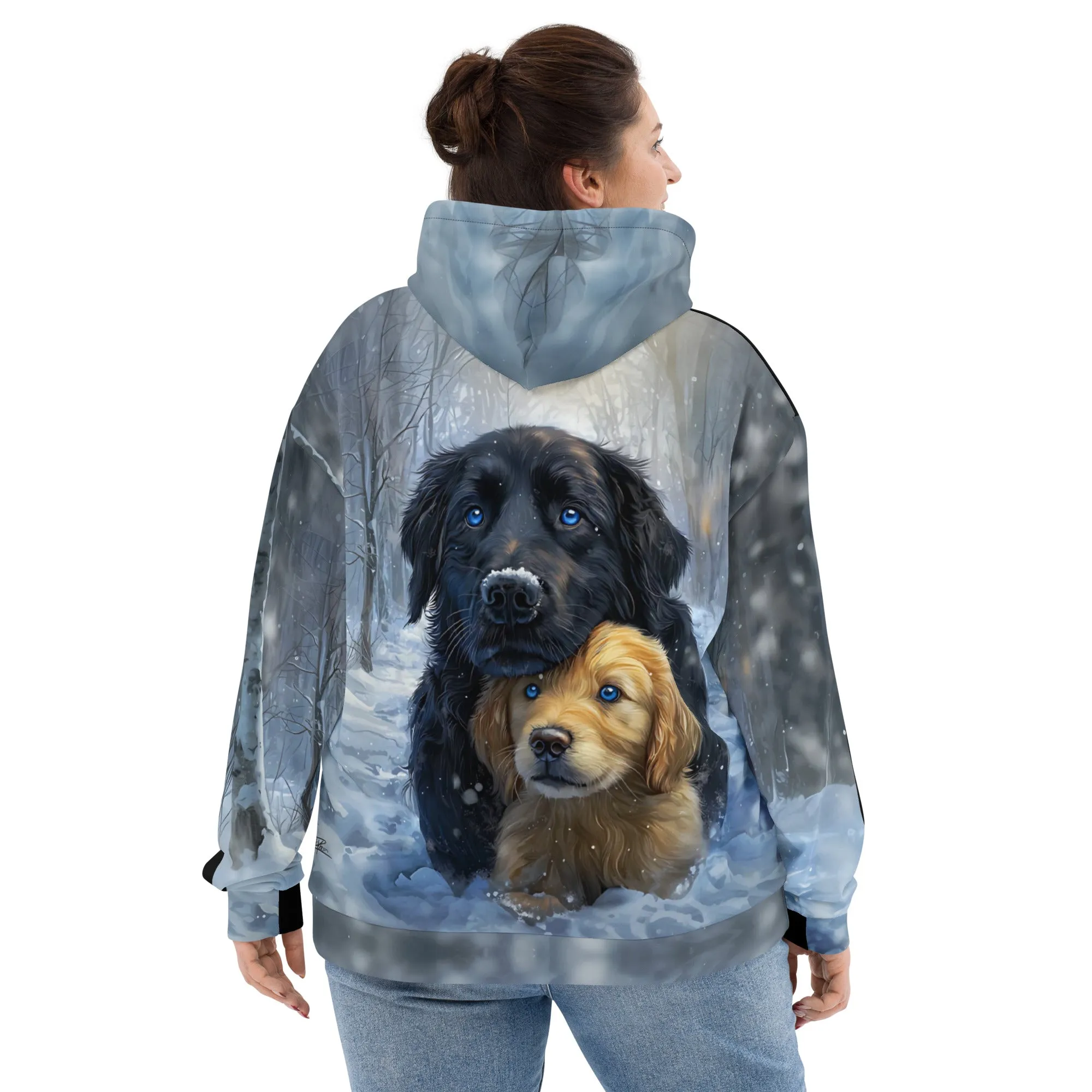 Snowy Embrace Unisex Hoodie
