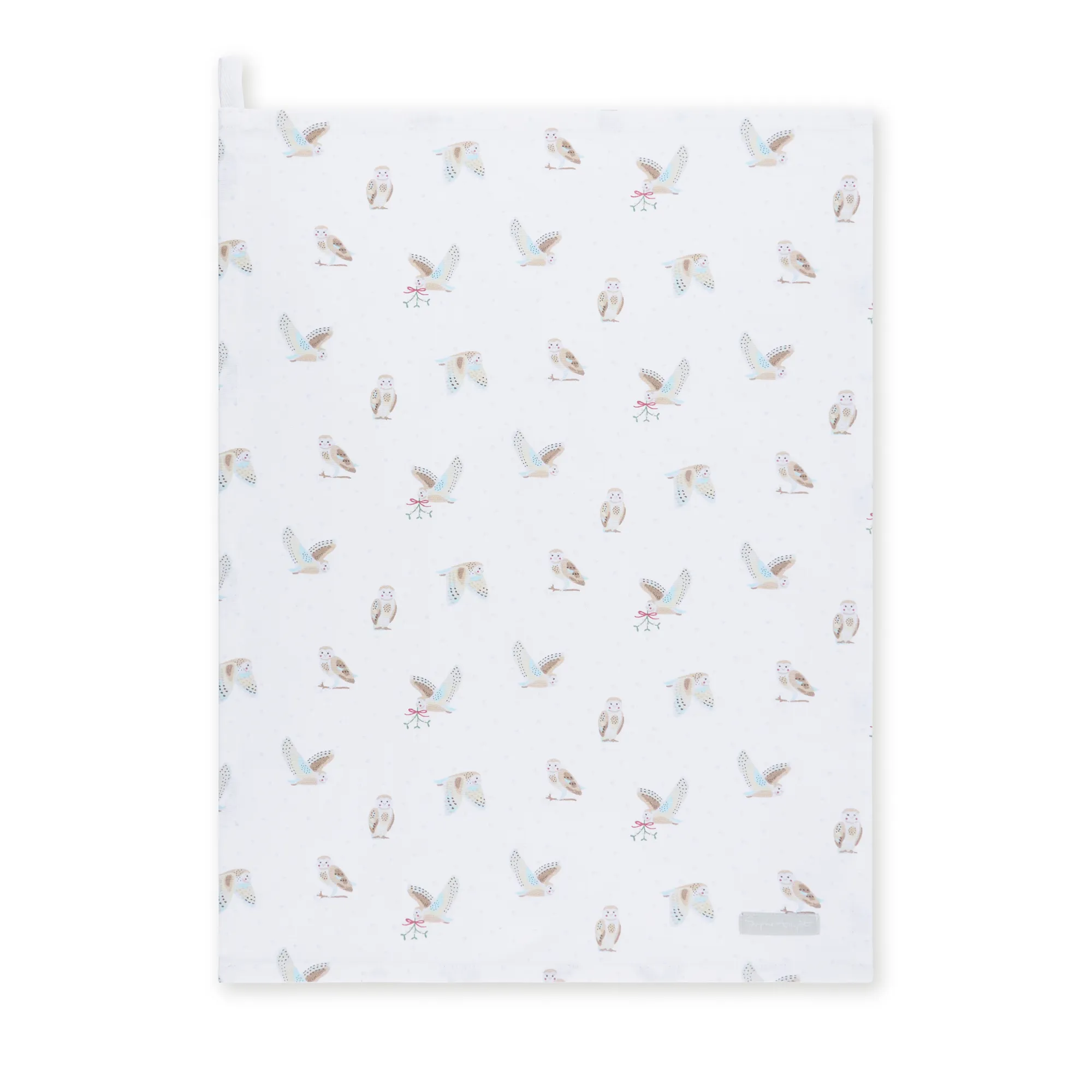 Snowy Owl Dishtowel
