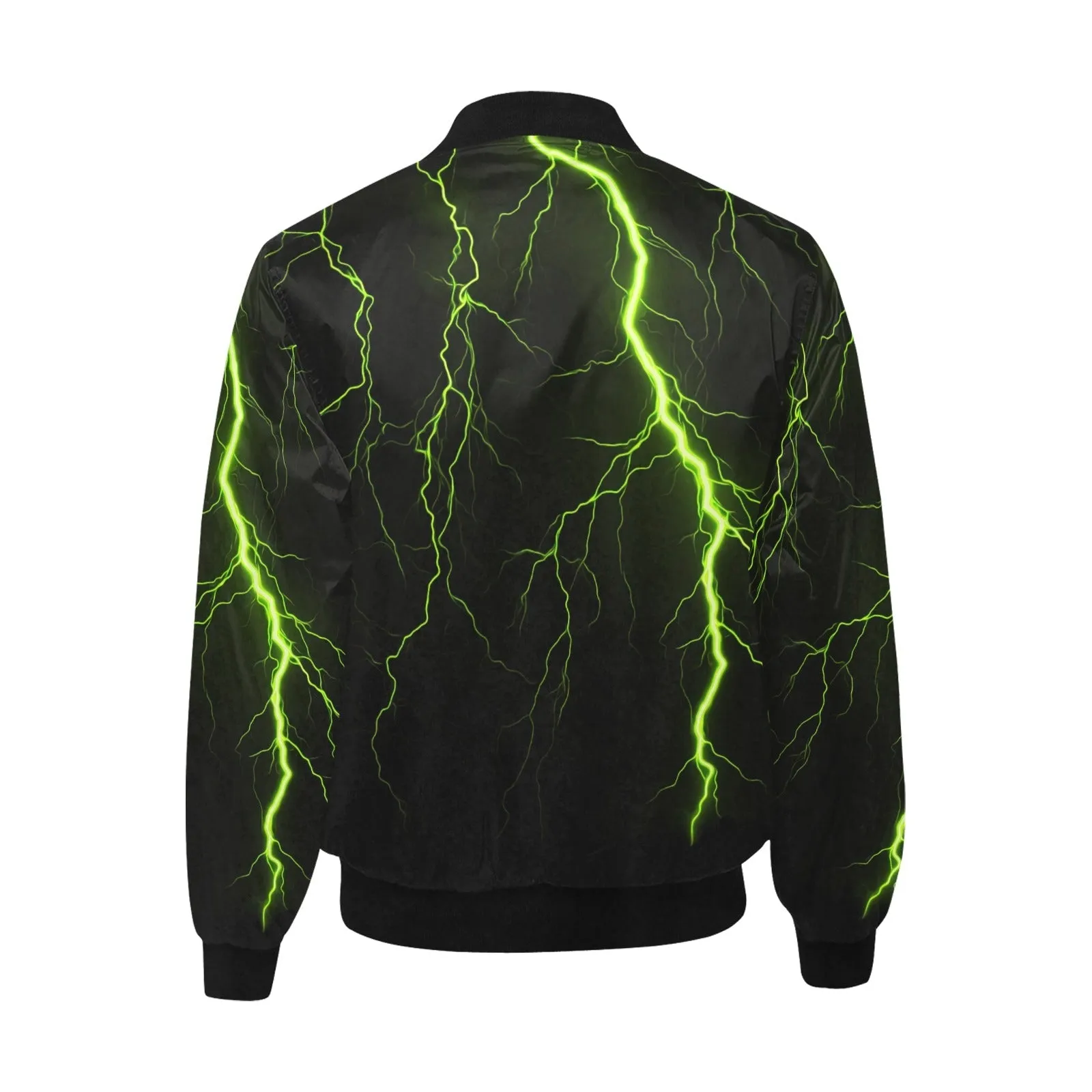 Thunderstruck: The Thunderbolt Quilted Bomber Jacket