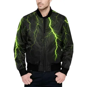 Thunderstruck: The Thunderbolt Quilted Bomber Jacket