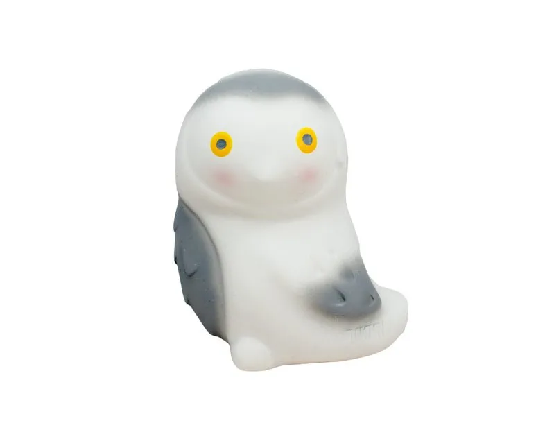 Tikiri Rubber Snowy Owl Arctic Animal
